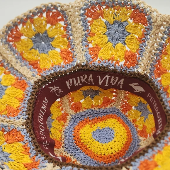 Peter Grimm Multicolor Crochet Bucket Hat - Picture 3 of 8